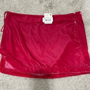 Free People Annalise Velvet mini skirt
